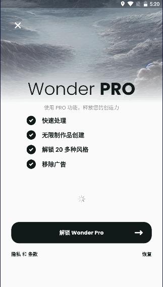 ai画画一键生成器软件(Wonder)