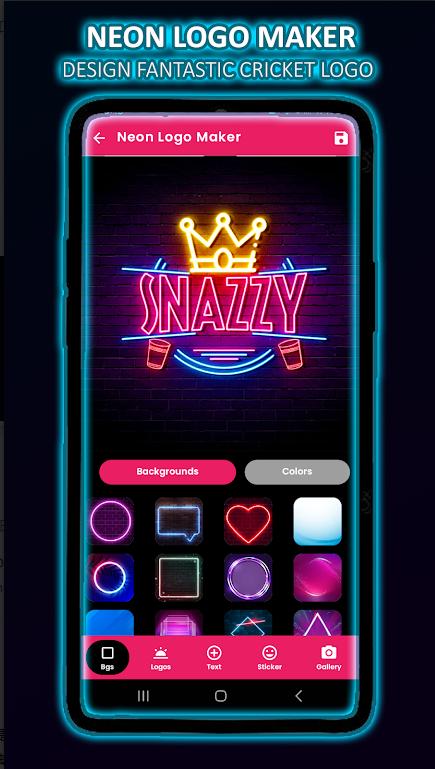 霓虹灯标志制作器app(Neon Logo Maker)