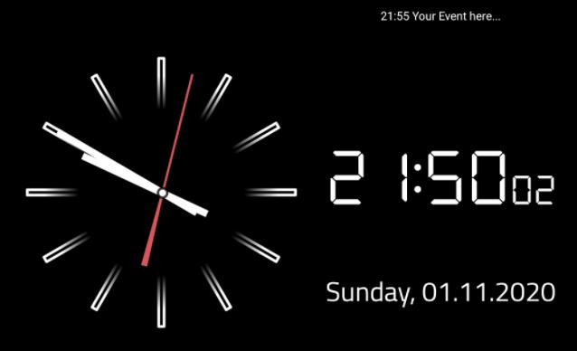 时间转盘屏保APP