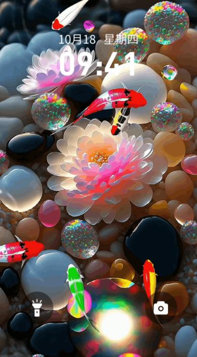 桌面养鱼壁纸高清版全屏