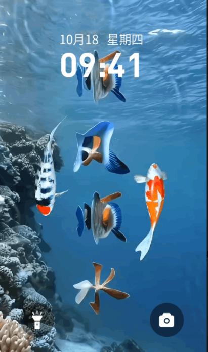 桌面养鱼壁纸高清版全屏