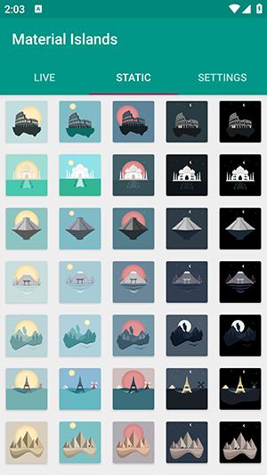 Material Islands