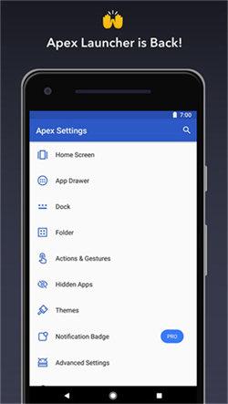 Apex Launcher pro