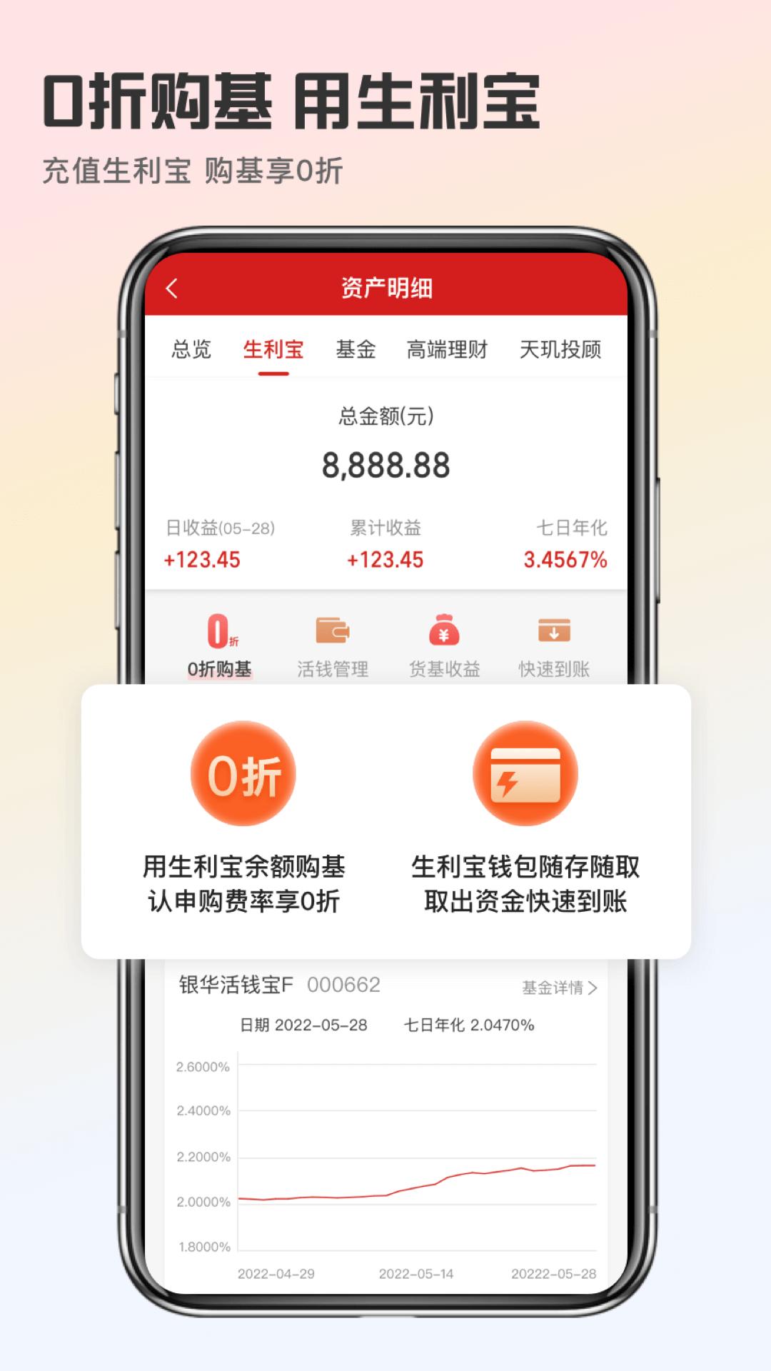 银华生利宝 v3.4.3