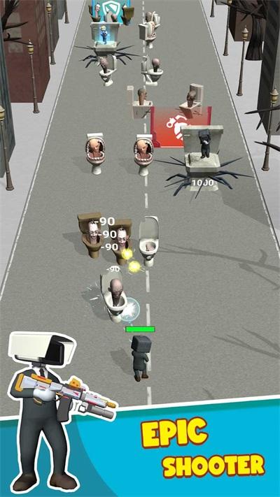 厕所怪物奔跑射手 v4.4.1