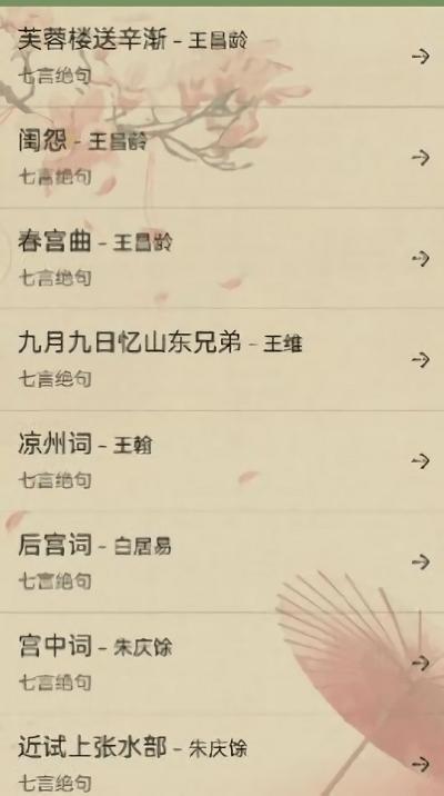 诗词赏析 诗词赏析