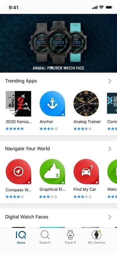 Connect IQ应用商店 Connect IQ佳明app