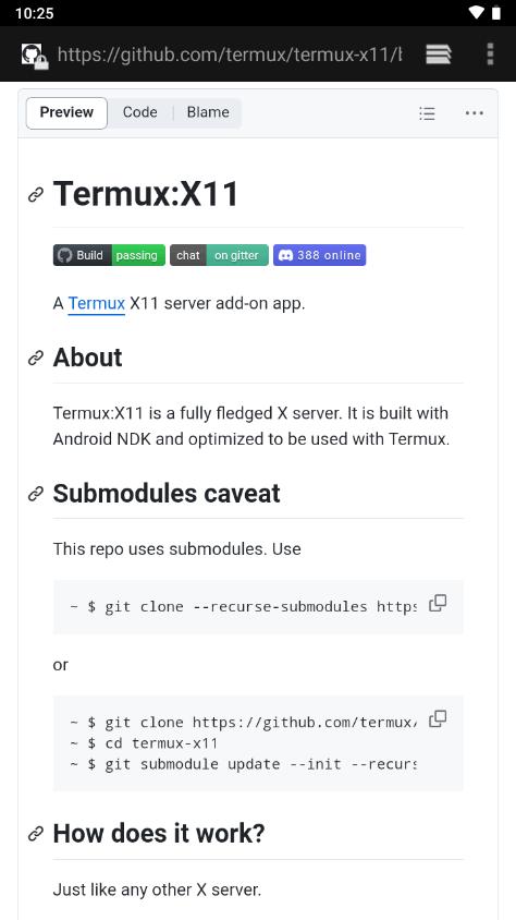 Termux:X11手机Nightly版v1.03.01-2a1fac2 通用版本 v5.0.3