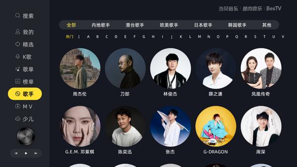 当贝酷狗音乐TV版v1.9.6.4 最新版 v3.4.3
