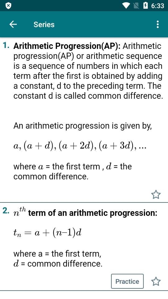 数学公式与练习app免费版(Math Formula & Practice)v6.4安卓高级版 v6.1.4