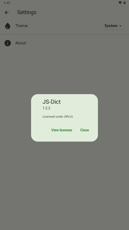 JS-Dict词典v1.2.2 开源版 v4.5.3