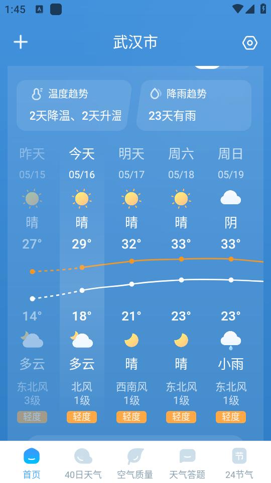 欣云天气app1.0.0 安卓版 v3.5.4