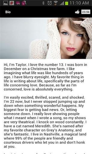 Taylor Swift官方app