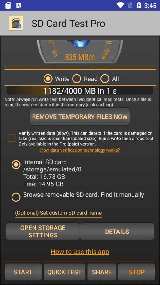 SD卡测速SD Card Test Pro专业版v2.1高级版 v6.4.4