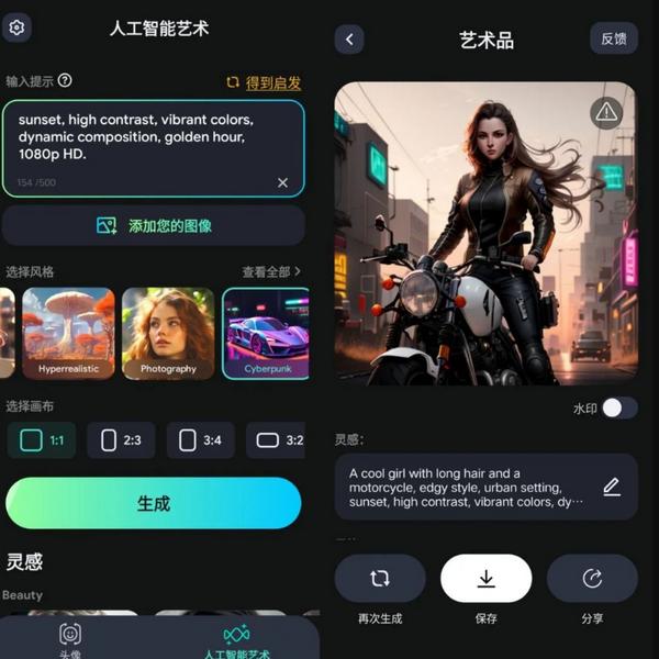 人工智能艺术生成器软件(AI Art Generator)