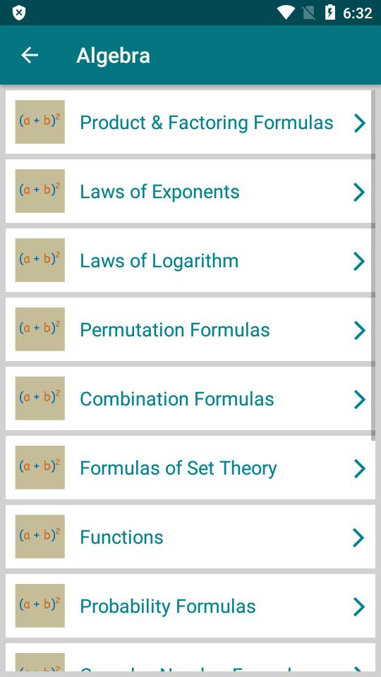 数学公式与练习app免费版(Math Formula & Practice)v6.4安卓高级版 v6.1.4
