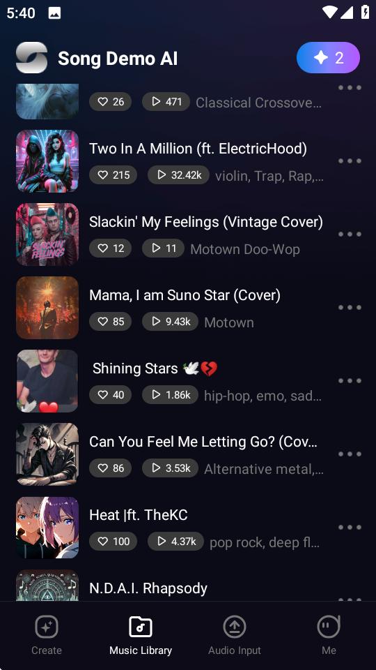Song AI音乐生成器v1.1.0 安卓正版 v6.2.2