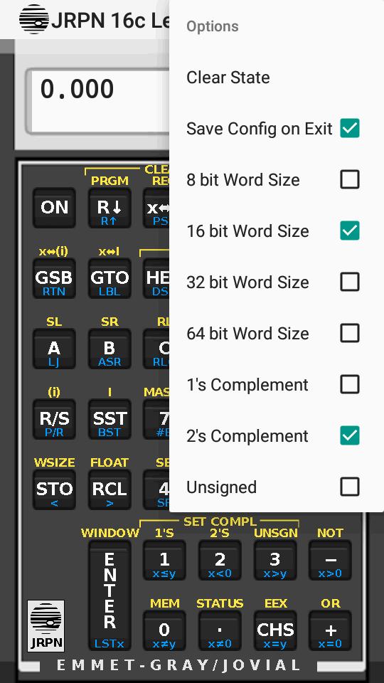 惠普程序员计算器软件(JRPN 16c Legacy)v1.1.5 安卓免费版 v3.3.2