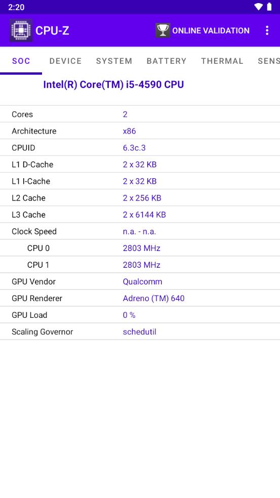 CPU-Z手机免费版v1.52 去广告高级版 v4.1.1