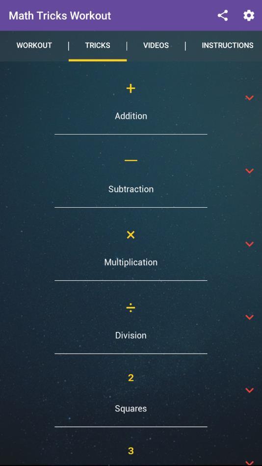 数学技巧训练(Math Tricks Workout)v2.3.5安卓高级版 v4.4.3