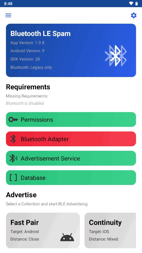 Bluetooth LE Spam下载安装v1.0.9 最新版 v3.4.3