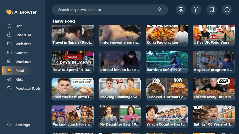 AI Browser浏览器TV版v1.1.8 安卓最新版 v3.5.4