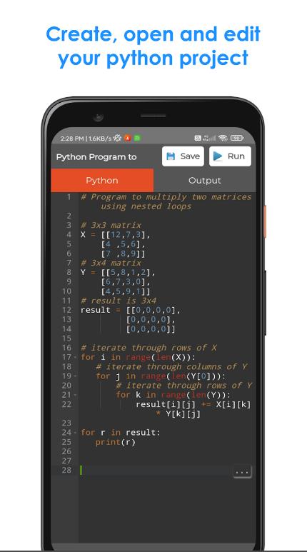 Python编辑器app(Python IDE Pro)v2.0.8 手机专业免费版 v5.3.1