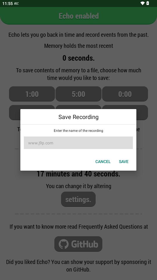Echo回声录音软件v2.0.0 开源版 v5.0.4