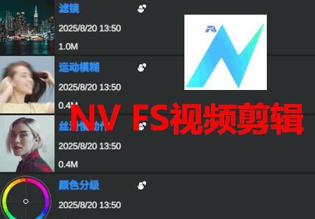 NV FS视频剪辑