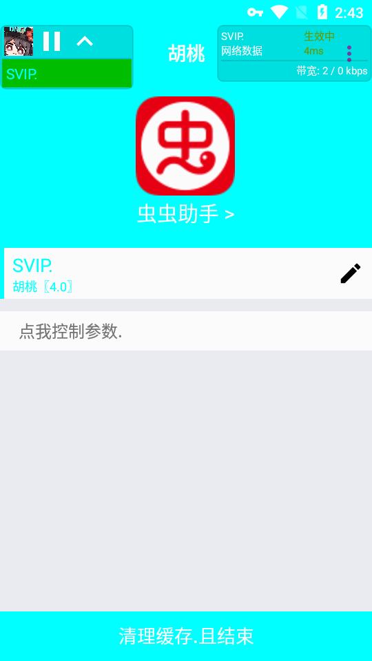 胡桃弱网内置参数版v4.0 免更新高级版 v5.5.2