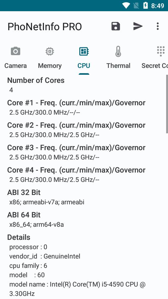 手机设备信息查看器(PhoNetInfo PRO)v1.0.68 Pro安卓免费版 v4.0.2