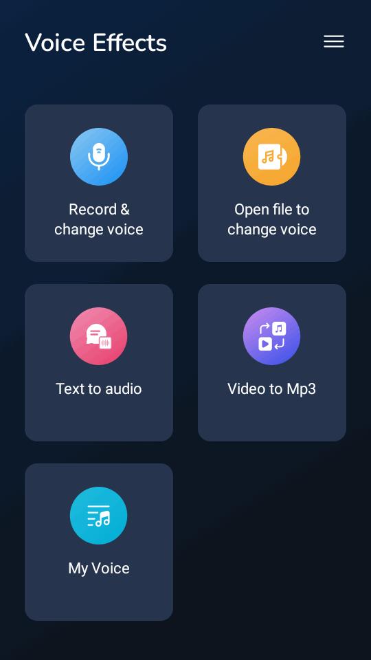 音效变声器app免费版(Voice Effect)v1.1.6 高级免费版 v6.5.2