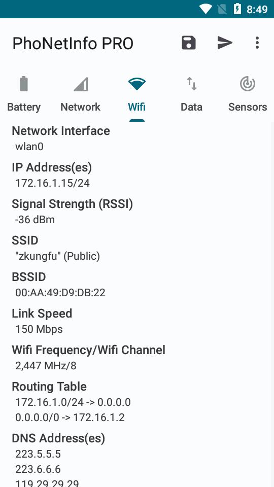 手机设备信息查看器(PhoNetInfo PRO)v1.0.68 Pro安卓免费版 v4.0.2