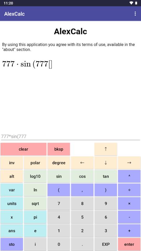 AlexCalc科学计算器v1.0.5 手机版 v3.0.3