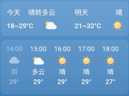 欣云天气app
