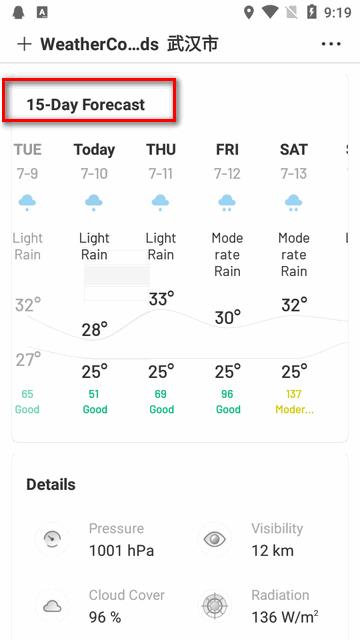 彩云天气国际版免费版(ColorfulClouds Weather) 彩云天气国际版免费版(ColorfulClouds Weather)