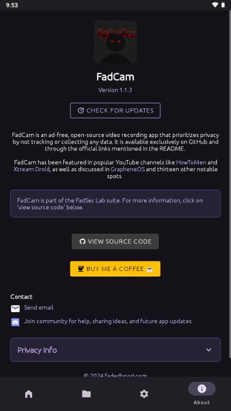 FadCam时尚相机app1.5.0 最新通用版 v4.4.1