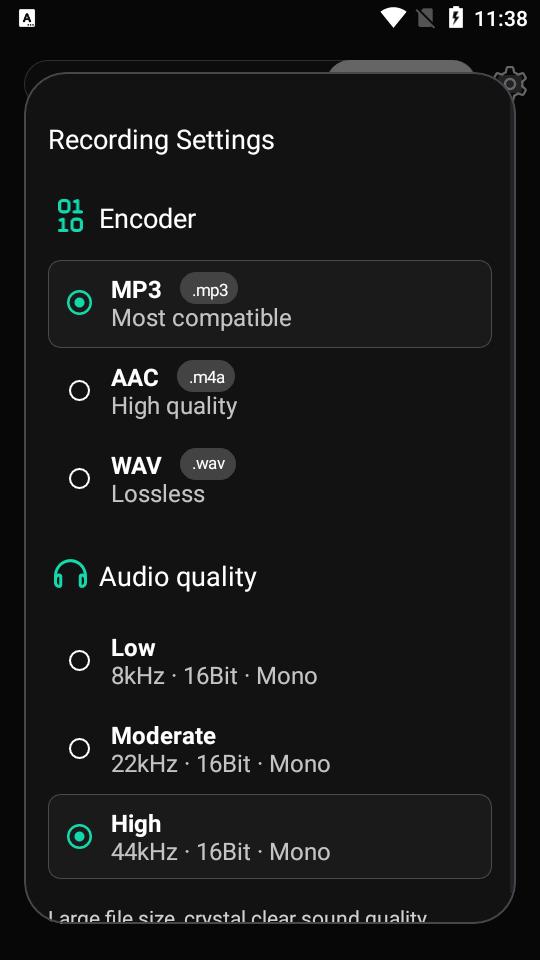 VoiceX录音机专业版v4.7 安卓免费版 v5.3.4