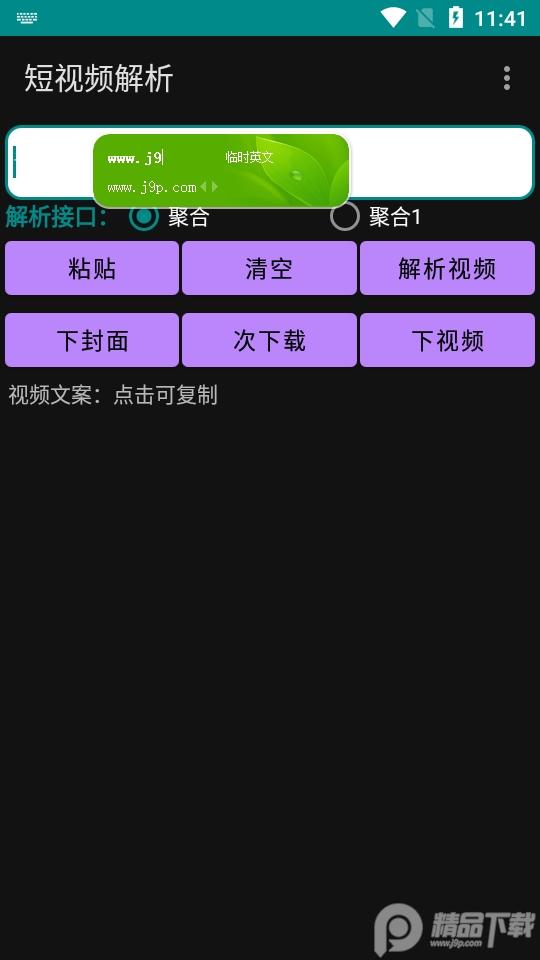 聚合短视频解析去水印app