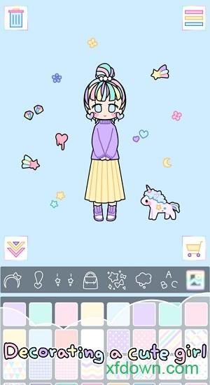 粉彩女孩2中文破解版截图0