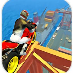 城市摩托车玩特技