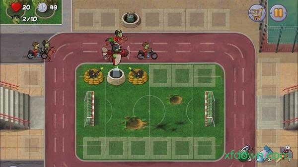 僵尸镇防御游戏截图0