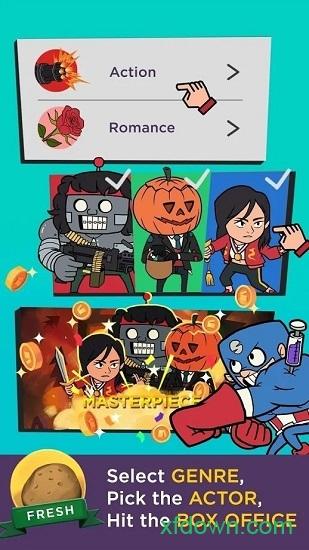 空闲好莱坞模仿游戏截图1