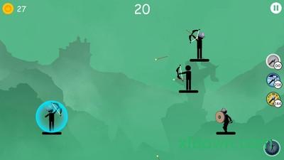 火柴人弓箭手2无敌版(Stickman Archer Fight)截图0
