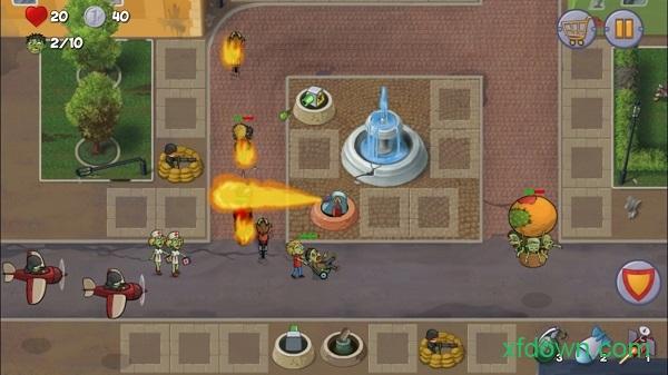 僵尸镇防御游戏截图2