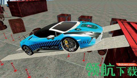 警察停车场驾驶无广告版截图0