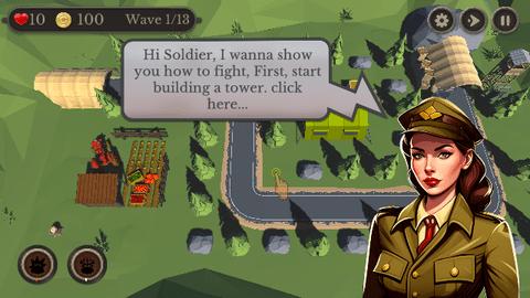 战争策略3D塔防安卓版截图2