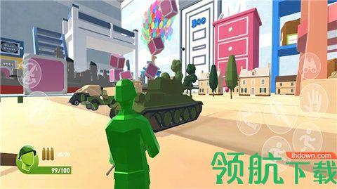 绿色兵人游戏中文版截图0