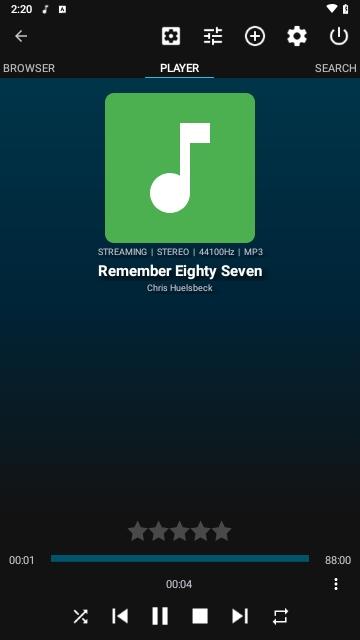 Droidsound-E本地音乐播放器app截图1
