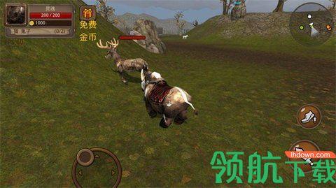 3D愤怒的犀牛模拟器无限金币版截图0